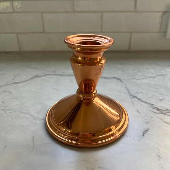 Vintage Coppersmith Guild Copper Candleholder - Picture 2 of 5